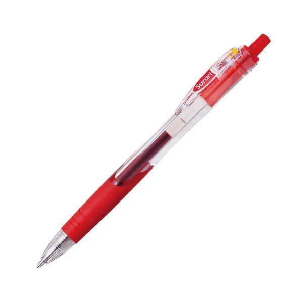 ゼブラ 油性ボールペン スラリ 1.0mm 赤 BNB11-R 1本 【×100セット】 【 セット販売 まとめ買い 割引 オフィス 文房具 文具 業務用 オフィス用品 】 文具 オフィス用品 ペン ボールペン