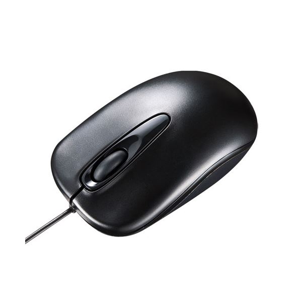 サンワサプライ 有線ブルーLEDマウス ブラック MA-BL150BK【×5セット】 【 セット販売 まとめ買い 割引 】 パソコン マウス マウスパッド