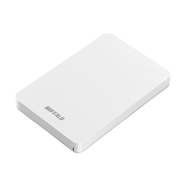 BUFFALO バッファロー MiniStationUSB3.1（Gen1）対応 耐衝撃ポータブルHDD 1TB ホワイト HD-PGF1.0U3-WHA 1台パソコン HDD