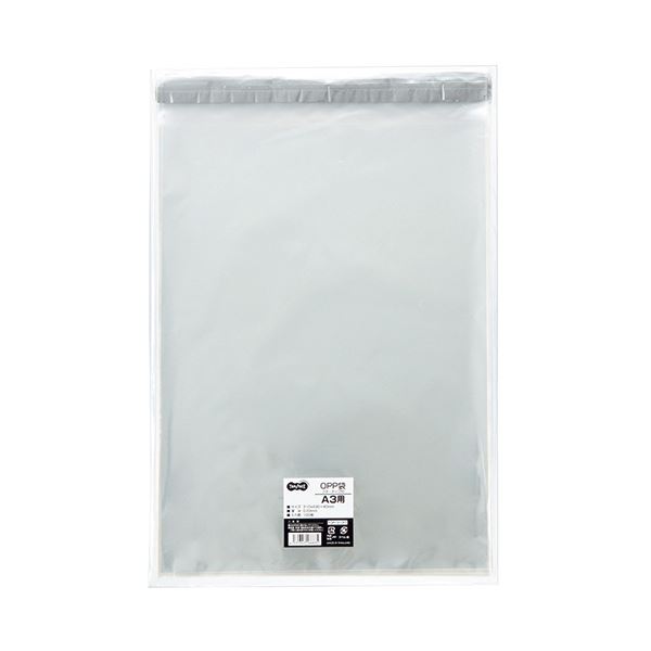 TANOSEE タノシー（大塚商会) OPP袋 フタ ・ テープ付A3用 310×430+40mm 1パック（100枚） 【×10セット】 【 セット販売 まとめ買い 割引 オフィス 文房具 文具 業務用 オフィス用品 】 文具 オフィス用品 封筒 11,914円