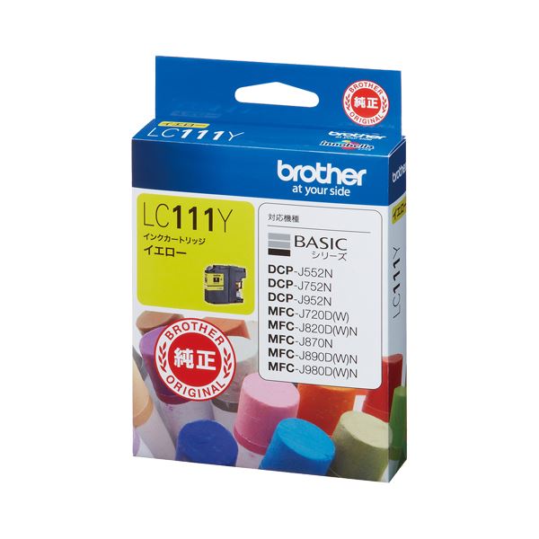 BROTHER 茶飲み友だち インキ薬莢 黄色 LC111Y 1個 【×１０仕かける】 【お徳用 まとめ買い お買い得 御勤め用 銀行割引 仕かける売りわたす】 印刷者 マイコン支給・摺り切る品 印刷者・FAX用インキ インキ インキ薬莢 トナー インキ・薬莢