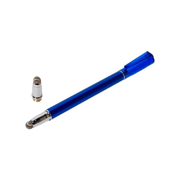 MCO 先端交換式タッチペン 導電繊維タイプ ブルー STP-L01 / BL【×5セット】 【 セット販売 まとめ買い 割引 】 モバイル 周辺機器