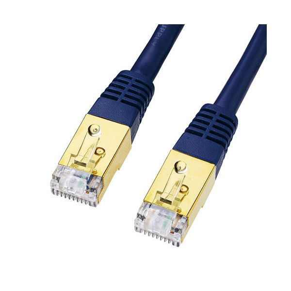 サンワサプライ 種類7 ローカルエリアネットワーク有線テレビ ネイビーブルー 2m KB-T7-02NVN 1本【×2仕かける】  【 仕かける売りわたす まとめ買い 銀行割引 】 マイコン  有線テレビ 有線テレビ押しかぶせる ローカルエリアネットワーク有線テレビ パソコン・周辺機器-PCアクセサリー-ケーブル