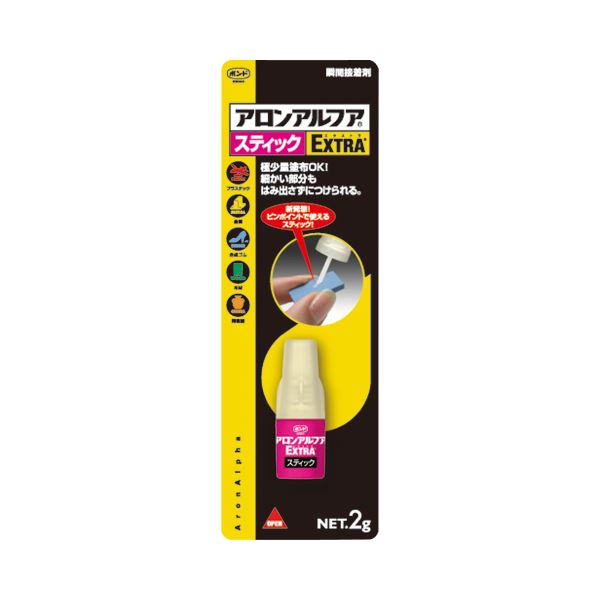 コニシ アロンアルフアEXTRAスティック 2g #04794 1個 【×30セット】 【 セット販売 まとめ買い 割引 オフィス 文房具 文具 業務用 オフィス用品 】 文具 オフィス用品 テープ 接着用具