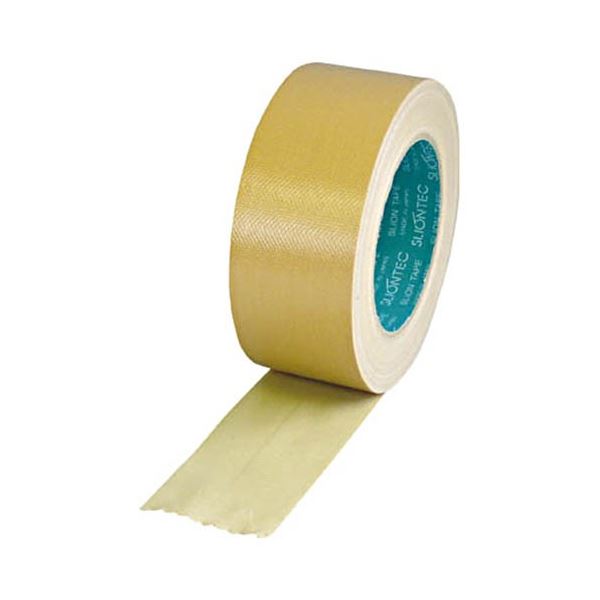 スリオンテック 養生用布粘着テープ 25mm ブラウン 337200-KD-00-25X25 1巻 【×50セット】 【 セット販売 まとめ買い 割引 オフィス 文房具 文具 業務用 オフィス用品 】 文具 オフィス用品 テープ 接着用具