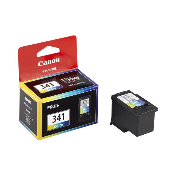 キヤノン Canon FINE薬莢 BC-341 3色一体型 5215B001 1個 【×１０仕掛ける】 【お徳用 まとめ買い お買い得 お役目用 銀行割引 仕掛ける売りわたす】 印刷者 マイコン提供・摺り切る品 印刷工・FAX用インキ インキ インキ薬莢 トナー 加農砲(CANON)用