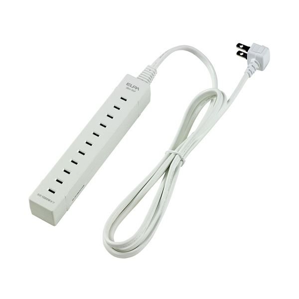 ELPA フリー挿し込み式スリムタップ5個口 1.5m WL-5015B(W) 1個【×3セット】 【 セット販売 まとめ買い 割引 】 パソコン 電源タップ タップ