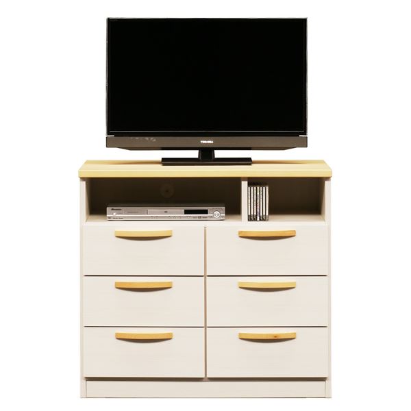 ミドル テレビ台 テレビボード 幅89cm ナチュラル 日本製 引き出し収納 リビング ダイニング プレゼント 完成品 (ﾒｰｶｰ名:佐賀県　中村敬木工） インテリア 家具 ローボード テレビ台 テレビ台(木製)