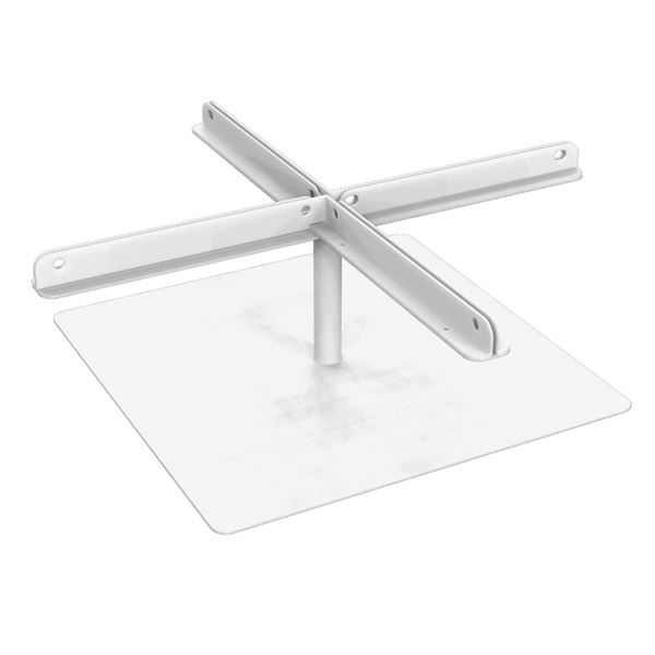 クロス型アクリルパーティション用ベース金具 PTS-CRB01CR 【パーテーション別売】 インテリア 家具 オフィス家具 パネル パーテーション