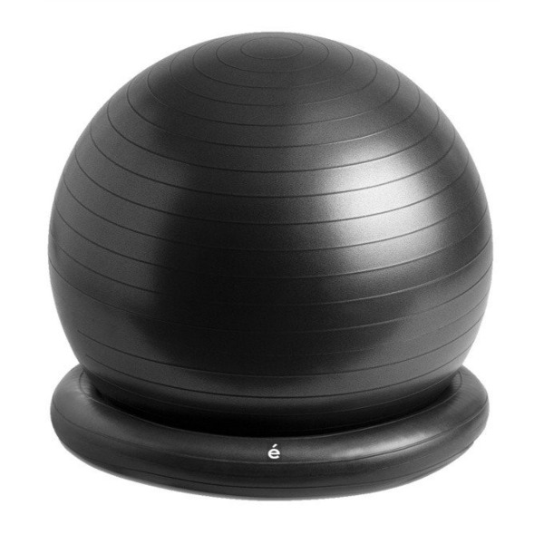 腰にイイス バランスボール 65cm ブラック 健康 ダイエット器具 フィットネス