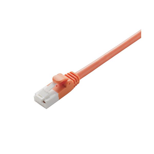 【5個セット】ELECOM エレコム EU RoHS指令準拠 CAT5E対応 爪折れ防止 LANケーブル 7m / 簡易パッケージ仕様(オレンジ) LD-CTT / DR7 / RSX5 【 セット販売 まとめ買い 割引 】 パソコン ケーブル ケーブルカバー LANケーブル
