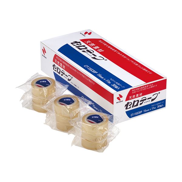 ニチバン セロテープ 小巻15mm×11m CT15S-30P 1箱（30巻） 【×5セット】 【 セット販売 まとめ買い 割引 オフィス 文房具 文具 業務用 オフィス用品 】 文具 オフィス用品 テープ 接着用具
