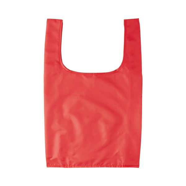 ジーナス ECO コンパクトマイバッグ M レッド 1枚 【×30セット】 【 セット販売 まとめ買い 割引 】 ファッション バッグ エコバッグ