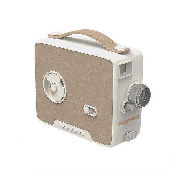 Fragment8 現代と60年代の融合を実現する 8mmフィルムカメラ フラグメントエイト Color lens White LWF-1204カメラ デジタル　PC