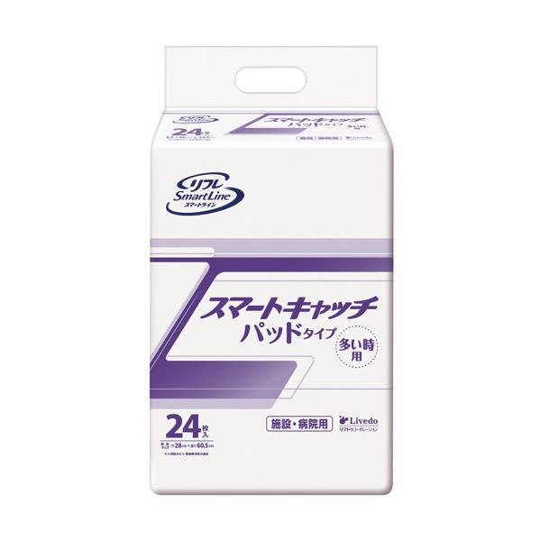 リブドゥコーポレーション リフレスマートキャッチ パッドタイプ 多い時 1セット（144枚：24枚×6パック）ファッション 下着 ナイトウェア 介護用パンツ