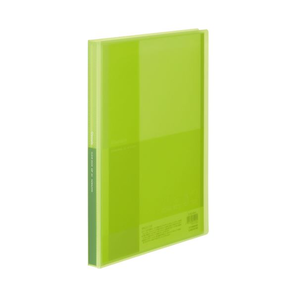KOKUYO コクヨ クリヤーブック（Glassele） 固定式 A4タテ 40ポケット ライトグリーン ラ-GL40LG 1冊 【×30セット】 【 セット販売 まとめ買い 割引 オフィス 文房具 文具 業務用 オフィス用品 】 文具 オフィス用品 ファイル クリアケース クリアファイル