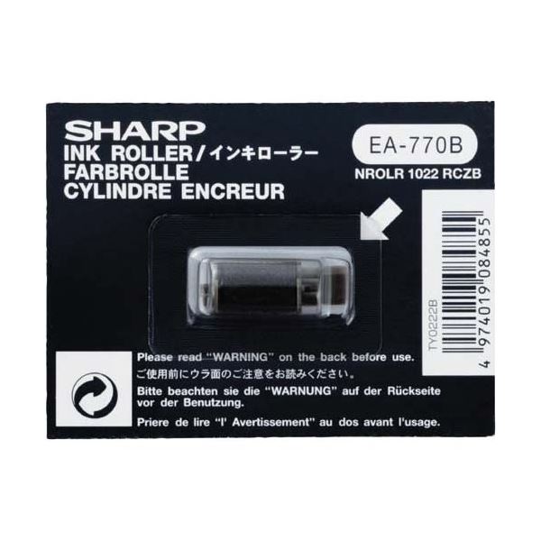 シャープ 電子レジスタ用インキローラ 黒TY0222B 1個【×10セット】 【 セット販売 まとめ買い 割引 オフィス 文房具 文具 業務用 オフィス用品 】 文具 オフィス用品 レジスター