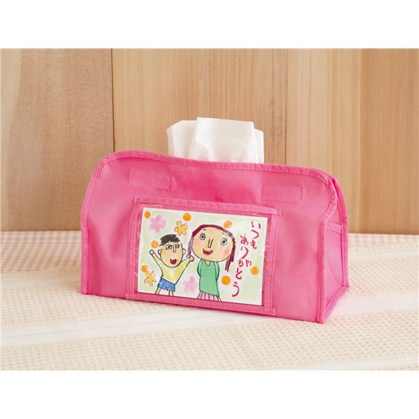 プレゼントティッシュカバー(ピンク)【×20セット】 【 セット販売 まとめ買い 割引 】