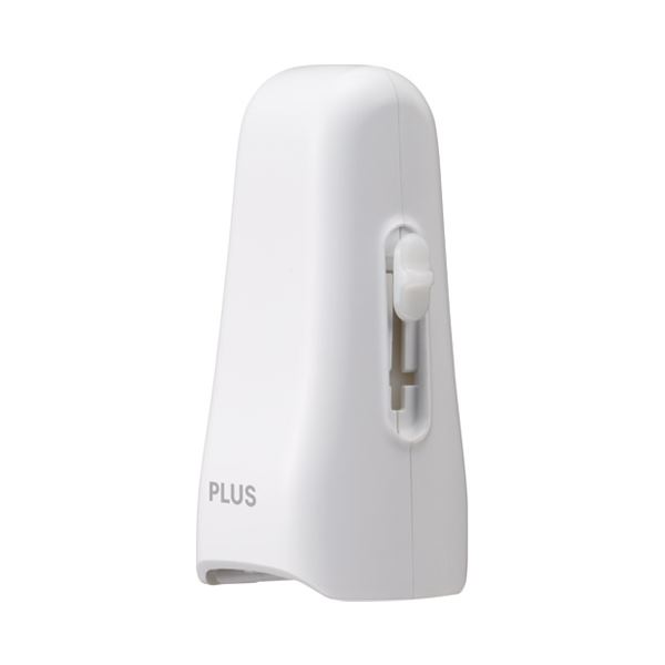 PLUS プラス ローラーケシポンスティック ホワイト【×10セット】 【 セット販売 まとめ買い 割引 オフィス 文房具 文具 業務用 オフィス用品 】 文具 オフィス用品 印鑑 スタンプ 朱肉