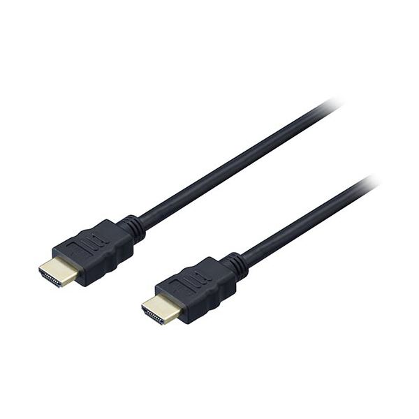 グリーンハウス HDMIケーブルAM-AM 1.5m ブラック GH-THD15-BK 1本 【×10セット】 【 セット販売 まとめ買い 割引 】 パソコン ケーブル ケーブルカバー