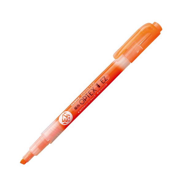 ゼブラ 蛍光オプテックス1 EZ オレンジ WKS11-OR 1本 【×300セット】 【 セット販売 まとめ買い 割引 オフィス 文房具 文具 業務用 オフィス用品 】 文具 オフィス用品 ペン ボールペン