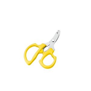 【60個セット まとめ買い 】 はさみ 約幅10×奥行1×高さ15.8cm イエロー ペットボトル用 ステンレス かるラク ボトルの分別 ハサミ キッチン キッチン 食器 キッチン用品 飲食店 料理