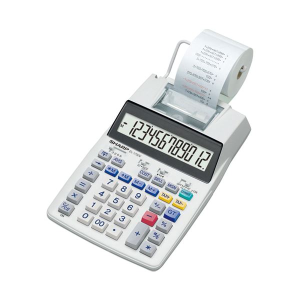 シャープ プリンター電卓 EL-1750V 文具 オフィス用品 電卓