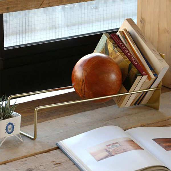 Slope Book End “Gold” 傾斜面ブックエンド \