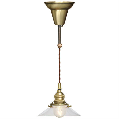 Glass-pendantLamp【70】/ガラスペンダントランプ 【天井照明　ペンダントランプ　ビンテージ　インダストリアル　真鍮ペンダントランプ　真鍮ライト　カフェ　真鍮ソケット 北欧風　レイトン　ライト　カワイイ】