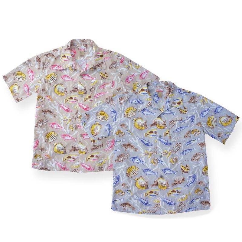 CUSHMAN クッシュマン　 半袖アロハシャツ　PINEAPPLE サイズL 楽天市場】【CUSHMAN】レーヨンハワイアンシャツ（ PINEAPPLE