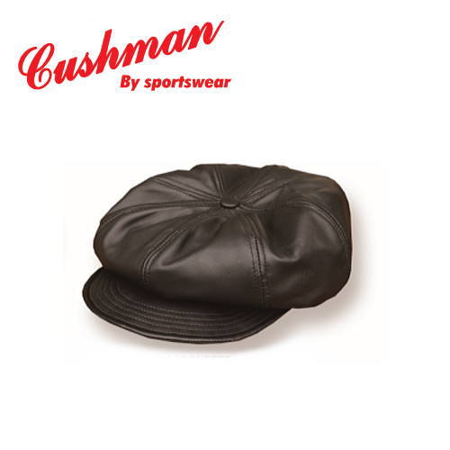 【 CUSHMAN 】 LEATHER CASQUETTE　Lamb Skin 　レザーキャスケット【 クッシュマン 】 メンズ＆レディース 帽子 日本製 革 ワークキャップ 29412