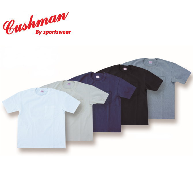 全国どこでも 送料無料 ！！ 春夏新作！！ 【 CUSHMAN 】スペシャル ポケットTee コットン100％ 【クッシュマン 】メンズ＆レディース 半袖Tシャツ 綿100％ アメカジ 26690