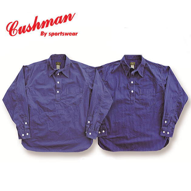 楽天市場】【CUSHMAN】ミックスシャンブレーハーフジップワークシャツ