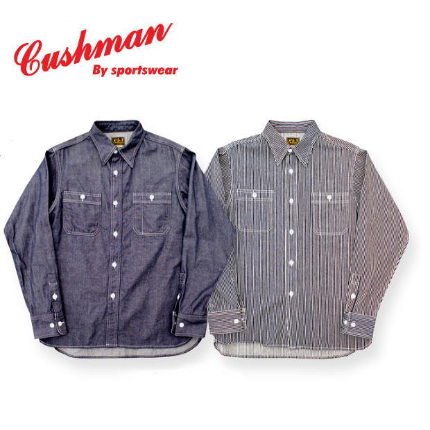 Cushman(クッシュマン) “CHAMBRAY WORK SHIRT” #25580 / MIX
