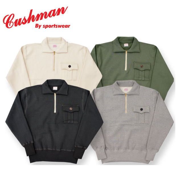 楽天市場】クッシュマン（Cushman）雪柄ハーフジップスウェット