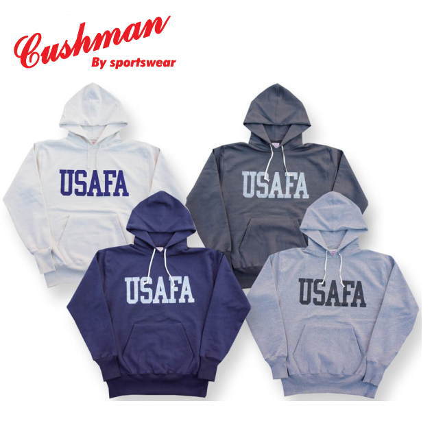 全国どこでも 貨物輸送無料 ！！新作！！【CUSHMAN】パイルスウェットパーカ （ＵＳＡＦＡ） 綿織物100％【クッシュマン】メンズ＆レディース アメカジ 26821