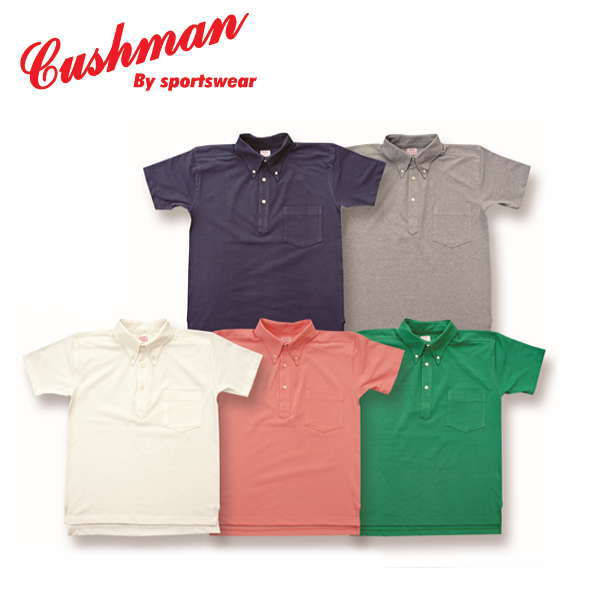 【CUSHMAN】SEED STITCH S.D. POLO【クッシュマン 】メンズ＆レディース 鹿の子ポロ スポーツシャツ 綿織物100％ 26831