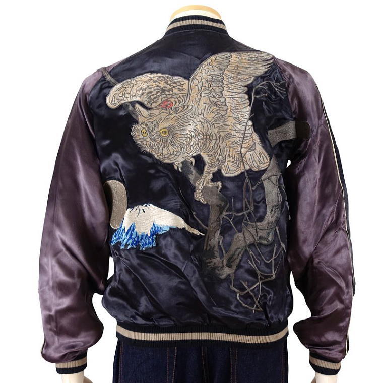 楽天市場】【BACK STREET CRAWLER】bsj21blk 虎薔薇柄刺繍