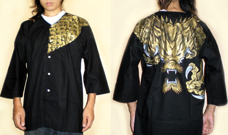 宅送 楽天市場 全国どこでも 送料無料 新作 羽水 ダボ 鯉口シャツ 龍 和柄メンズ レディース 手描き ダボシャツ Agogo 魅力的な Bolshakova Interiors Com