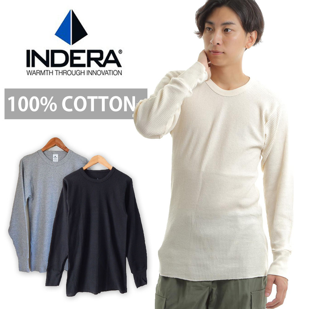 限定販売】 INDERA MILLS インデラ 839DR 100%Cotton サーマル