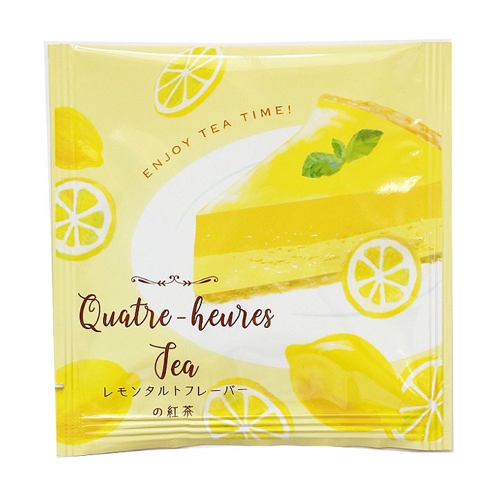 楽天市場 キャトルールティー 2g レモンタルト 紅茶 フレーバーティー かわいい プチギフト 誕生日プレゼント テトラ型ティーバッグ あとりえほのか おうちを楽しむ