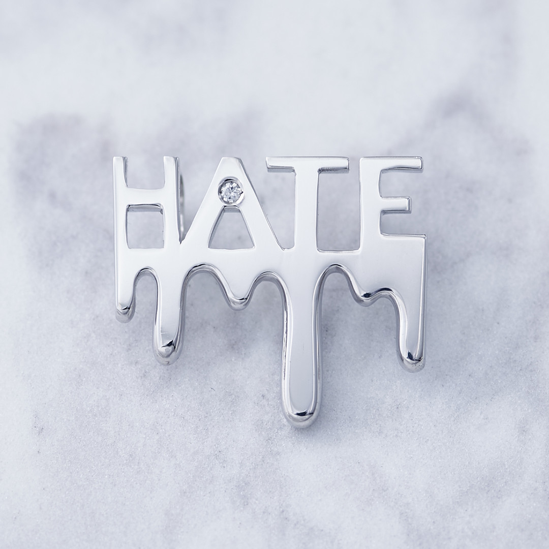 【Crescent Luna(クレセントルナ)】ANTONIMO HATE※チェーン店別売り※(首飾りいの一番 シャンデリヤ Silver925 キュービックジルコニア 申し立て 佩び物 差し上げ物 差し上げ物)
