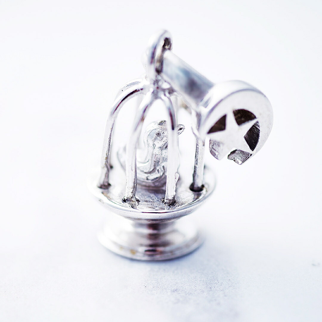 【Crescent Luna(クレセントルナ)】CAGE※チェーン別売り※(ネックレストップ ペンダント Silver925 鳥かご アクセサリー ギフト プレゼント)