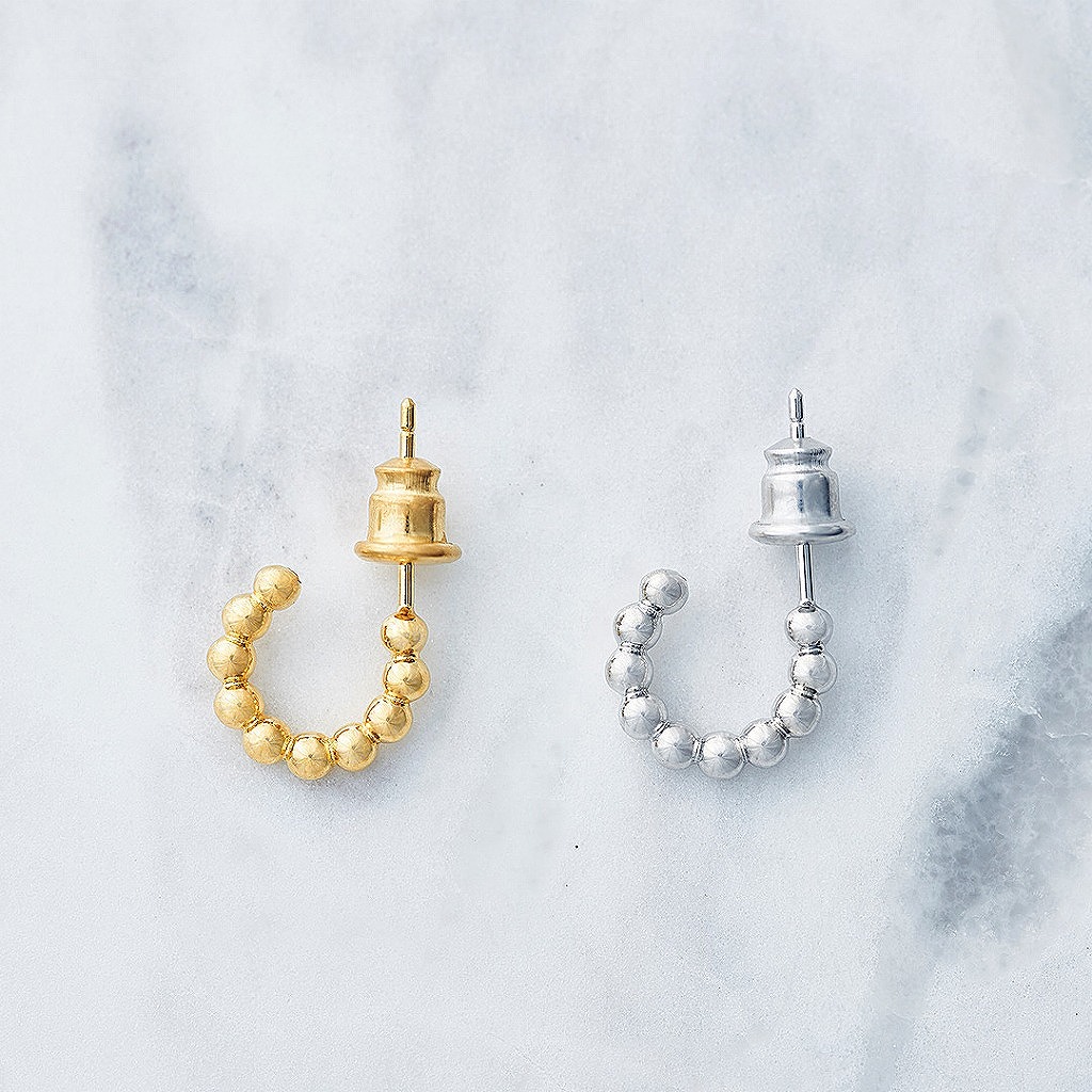 【Crescent Luna(クレセントルナ)】PAZ PIERCE(片耳用/1個 ピアス フープピアス Silver925 添え物 差し上げ物 差し上げ物)