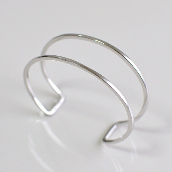 【mouchu(マウチュ)】Wide Bangle(腕輪 バングル Silver925 付属品 差し上げ物 差し上げ物)
