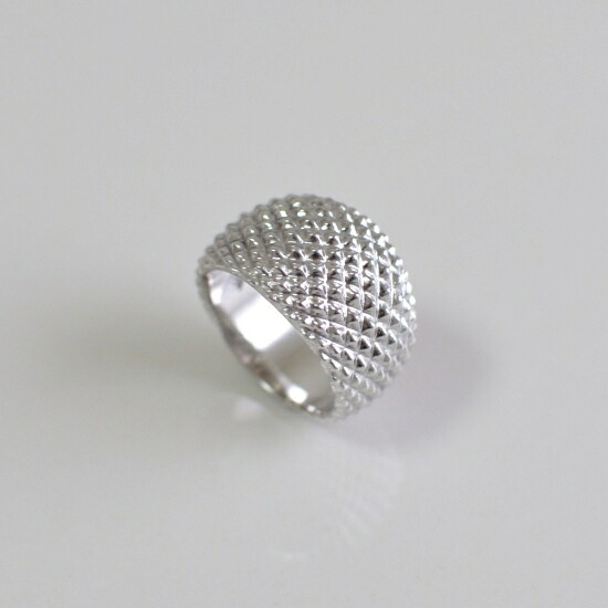【mouchu(マウチュ)】Hedgehog Ring(リング 指輪 Silver925 幅太め アクセサリー ギフト プレゼント)|A-SELECT