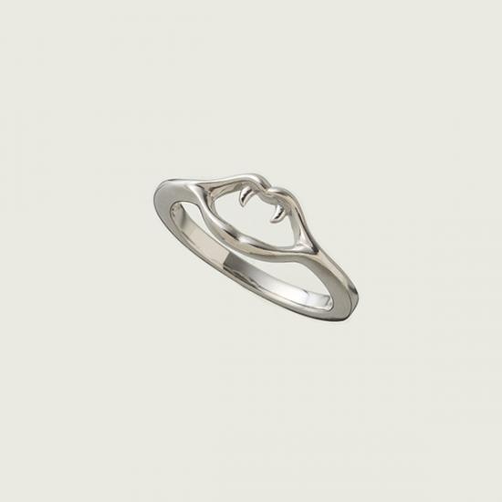 【mouchu(マウチュ)】Fang Small Ring Silver(輪っか 指環 Silver925 下唇画題 唇ひな形 付属物 差し上げ物 差し上げ物)
