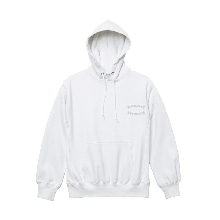 【Timvales(ティンバレス)】TVP205【WHITE×WHITE】(パーカー アパレル 長袖 裏起毛 ギフト プレゼント)