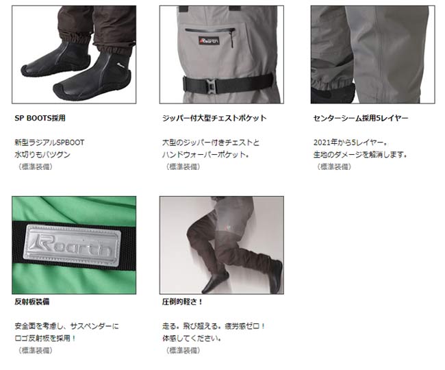 リミテッドサーフウェーダーrs Fwd 0110 ウェア 防水透湿素材 ウエーダー