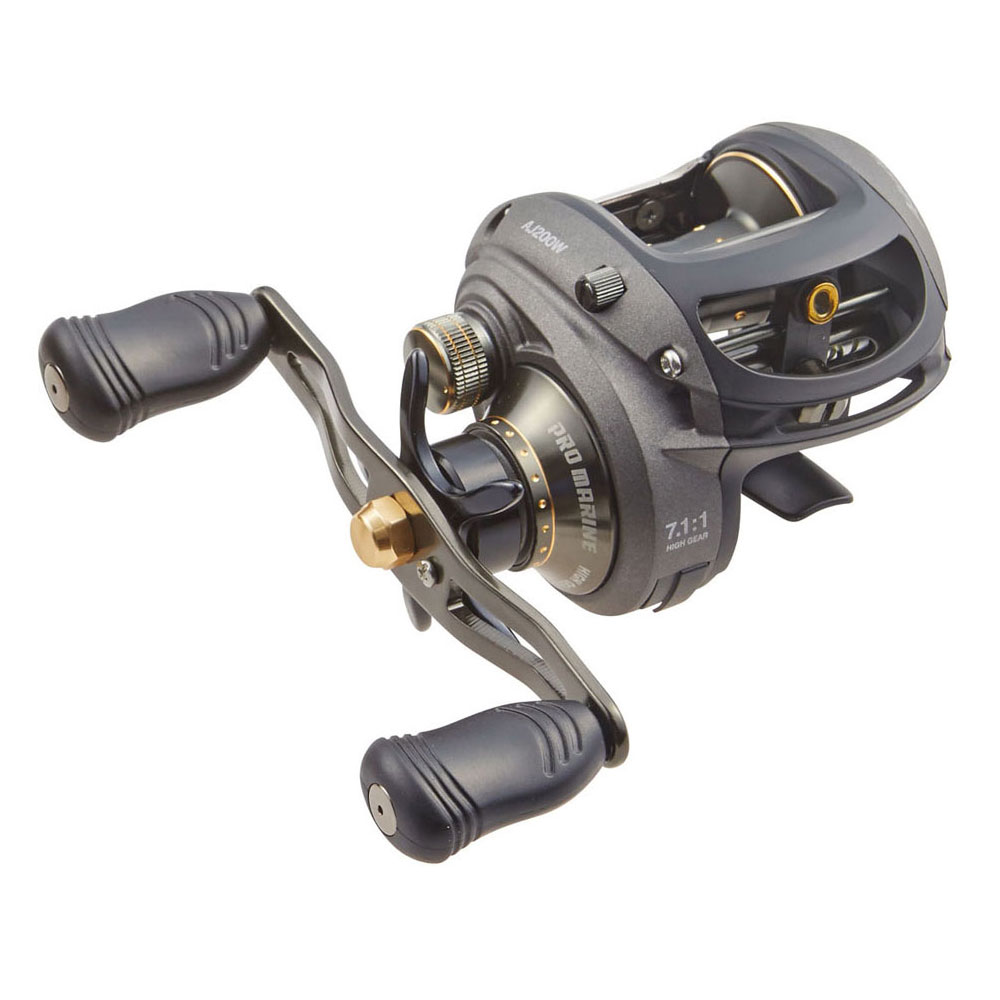 T ポイント5倍 Promarine プロマリン アジャスティー Aj0w 糸無し 両軸 ベイトキャストリール 新しいエルメス Qchfoundation Ca